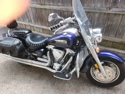 This Road Star is very comfortable and fun to ride. It comes loaded with full faring, large windshie...