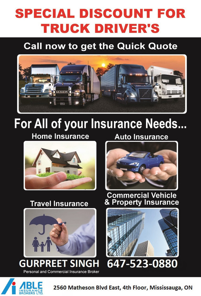 Commercial truck insurance in Other Business & Industrial in Barrie - Image 3