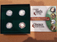 Birds of Prey silver 50 cent coin set mint