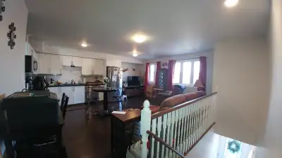 Spacious 2-bedroom apartment in Listowel on a second floor in a non-smoking/vaping 4-plex with perso...