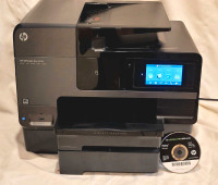 HP Officejet Pro 8630 All-In-One Wireless Printer Needs Cyan Ink