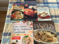 Various Recipe Books-5 Pasta, Sushi, Desserts, Low Cal & Low Fat