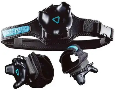 3x HTC Vive Trackers 2.0 w/ Trackstrap Plus , View more