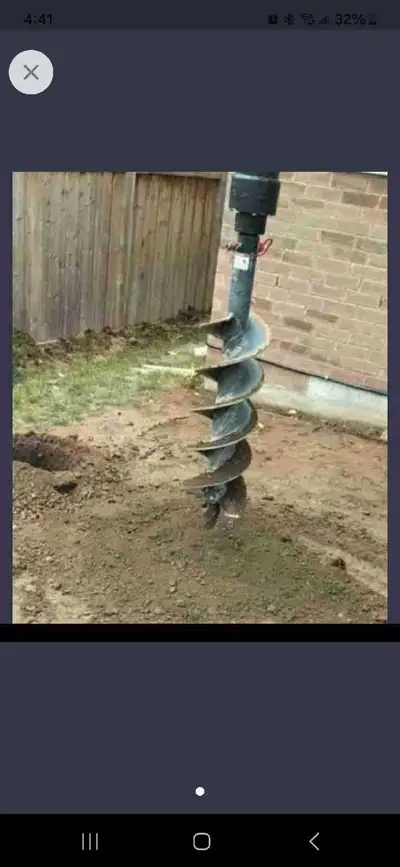 POST HOLES. 
DRIVEWAY-PATIO DIGGING, View more