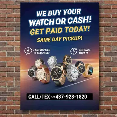 Instant Cash for your Watch and Jewellery , View more