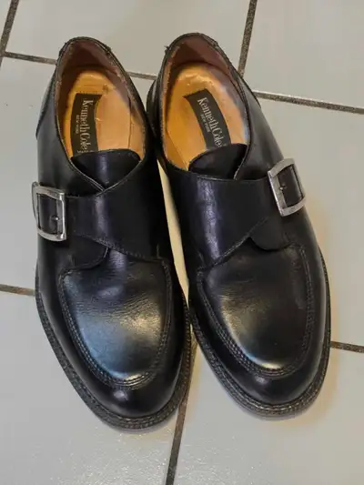 Kenneth Cole Vintage 1990 Mens Leather Buckle Shoes, View more