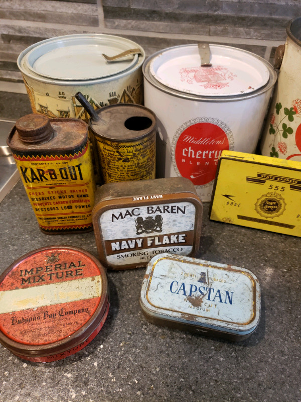 Collection of vintage tins in Arts & Collectibles in Guelph - Image 2
