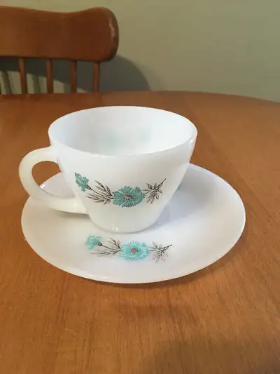 Fire king coffee cup and saucer, View more