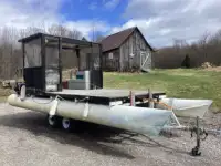20’ Steel Pontoon Boat