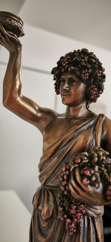 Greek God Dionysus Ancient Mythology Statue Decor Sculptures in Home Décor & Accents in City of Toronto - Image 2