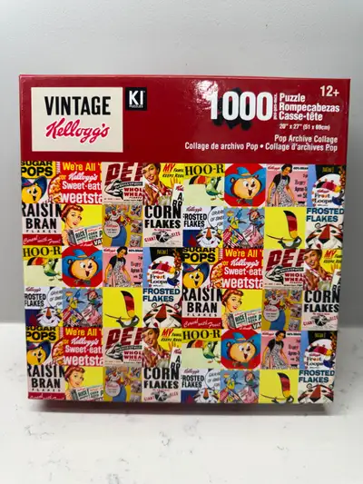 1000 piece puzzle - Vintage Kellogg's - all pieces here, View more