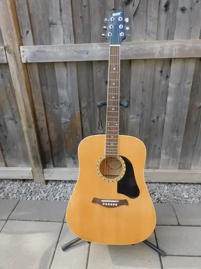 Rocker RA-200 6-String Dreadnought Acoustic Guitar, View more