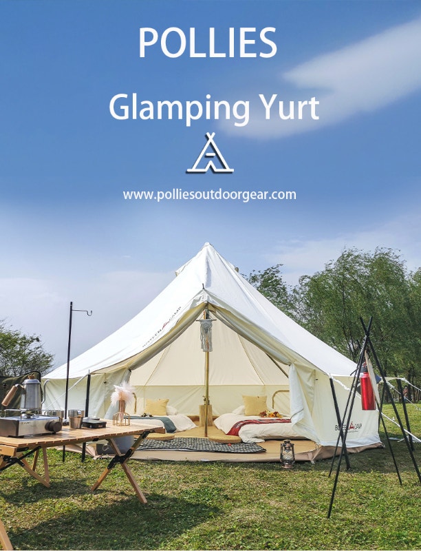 IN STOCK NOW!!! Yurt Tent with Stove Jack and Floor Glamping
