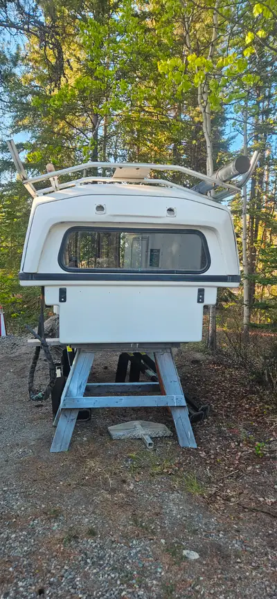 Space kap 8 foot canopy with roller deck. Has heater and connections. 3500 OBO