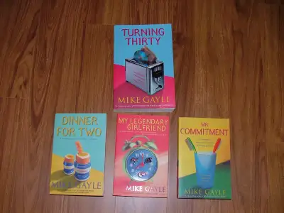 4 books by UK novelist Mike Gayle. All books are in great condition. I would prefer to sell all the...