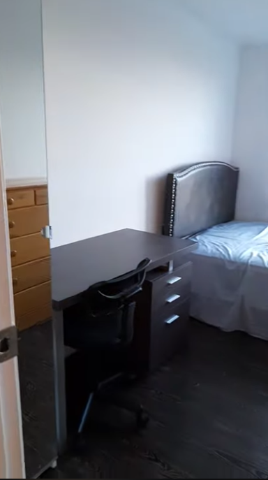 Furnished room with private washroom. Shared living area and kitchen. Utilities, washer and dryer, i...