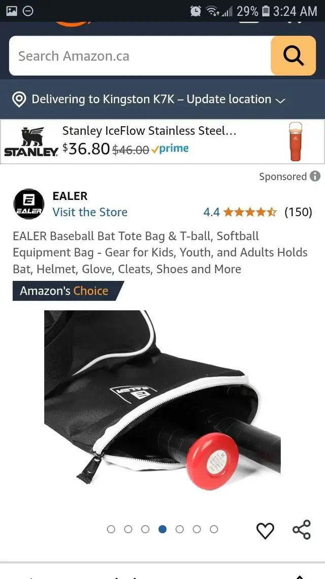 softball baseball tote bag in Baseball & Softball in Kingston - Image 8