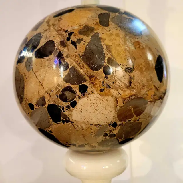 Vintage terrazzo marble lamp in Arts & Collectibles in City of Toronto - Image 6