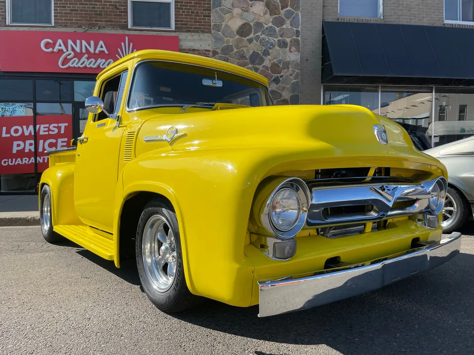 1956 FORD F-100 SUPERCHARGED CUSTOM CAB TRUCK