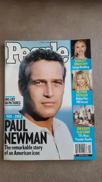 People magazine October 13th 2008. Cover Paul Newman (1925-2008)
