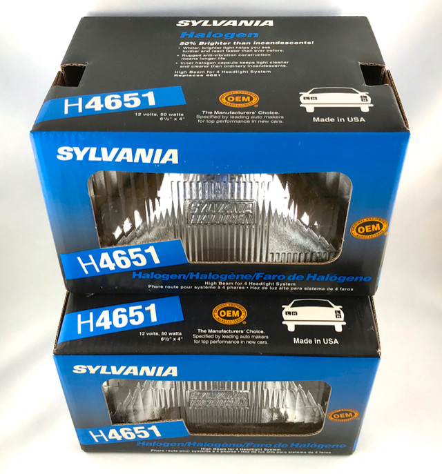 HALOGEN PROJECTOR HEADLIGHTS 4"x 6" Made in USA—BRAND NEW BOXED in Other in Portage la Prairie - Image 3