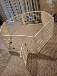 Dog playpen and 2 dog crates