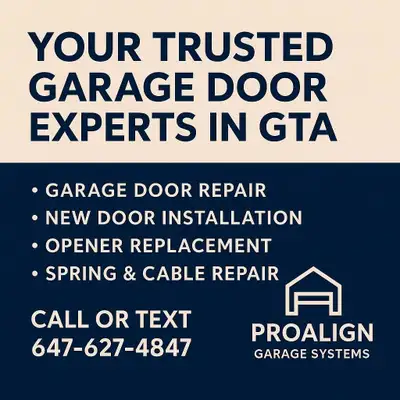 Garage door spring replacement, View more