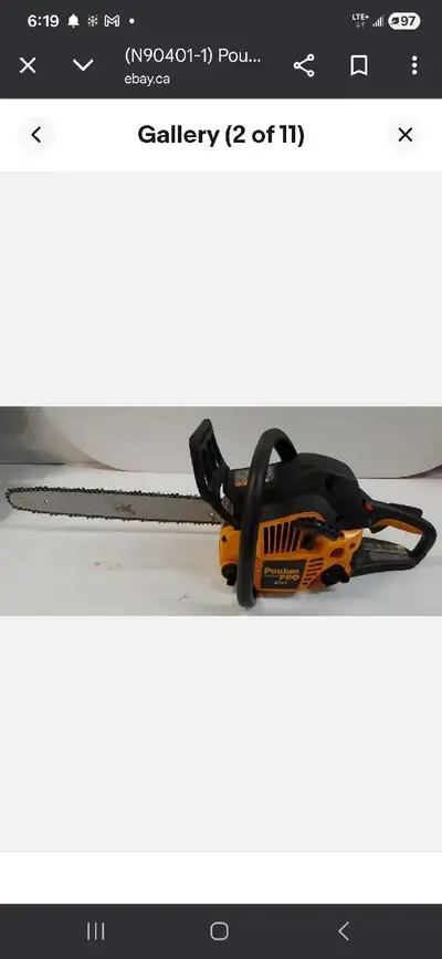 poulan pro chainsaw , View more