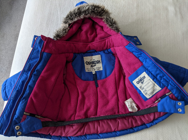 OshKosh snowsuit size 18 months, plus 1 hat and a neck warmer in Clothing - 18-24 Months in Edmonton - Image 3