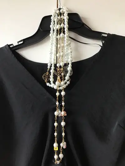 Pearl necklace, View more
