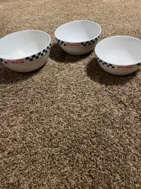 Set of Coca Cola nested mixing bowls