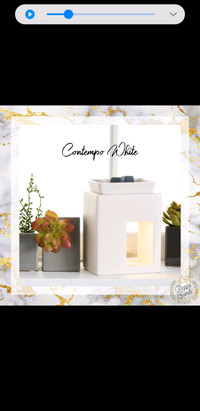 Contempo white scentsy warmer