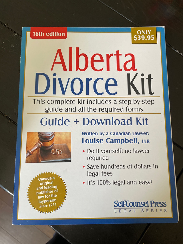 Alberta Divorce Kit Latest addition  in Other in Calgary