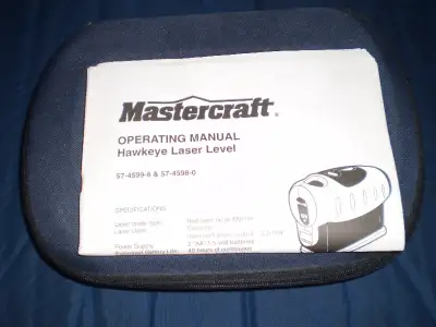 Mastercraft 57-4599-8 Hawkeye Laser Level, View more