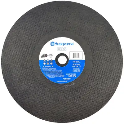 Husqvarna Construction EHS High Speed Blue Abrasive Blade 14", View more