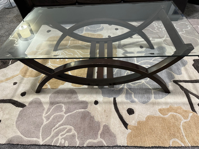 Glass Top Coffee Table  in Coffee Tables in Calgary - Image 2