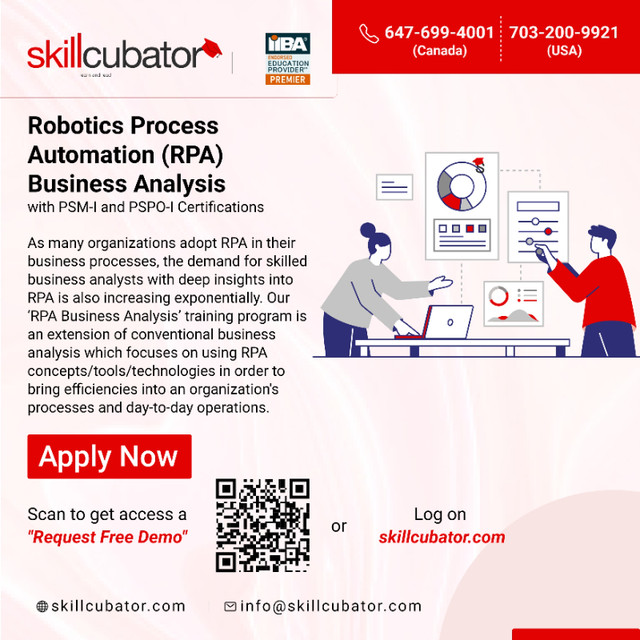 Certified Business Analysis with Robotics Process Automation in Classes & Lessons in City of Toronto