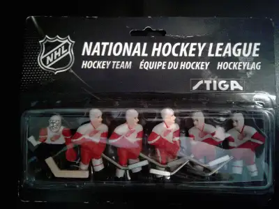 Set of STIGA tablehockey men. Red wings. Sealed package., View more