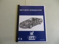 1993 GM F BODY NEW MODEL  INTRODUCTION