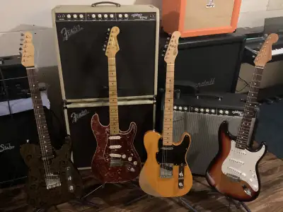 Fret King Yardbird Jeff Beck tribute tele, UK custom shop built, View more