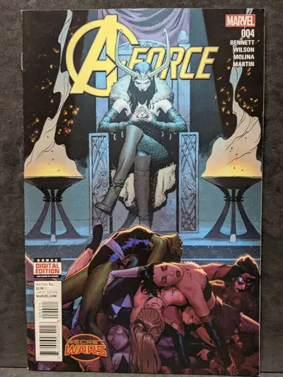 Marvel A-Force #4 Female Loki Avengers Marvel Comics Bennett VF, View more