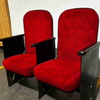 Original theater seats from the strand theater