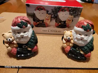 Christmas Santa Salt and Pepper Shakers, View more