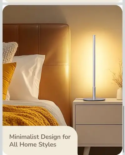  LED Touch Table Lamp – 3 Color Modes | Modern Bedside , View more