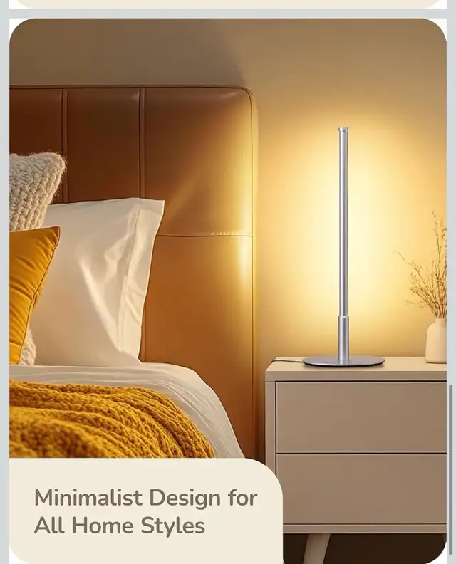  LED Touch Table Lamp – 3 Color Modes | Modern Bedside  in Indoor Lighting & Fans in City of Toronto - Image 2