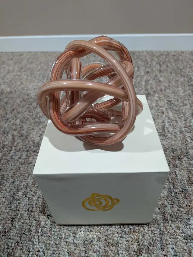 Endless Glass Knot (New) Brownish Colour