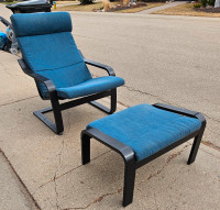 Chair and Ottoman $70. Delivery Available
