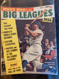 Vintage Baseball magazine, from 1956.