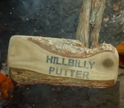 Hillbilly Putter Club JOKE Gag Golfer Gift Right or Left Handed, View more