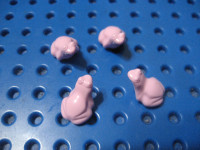 Lego Frog Lot Pink Toad Animal Cherry Blossom